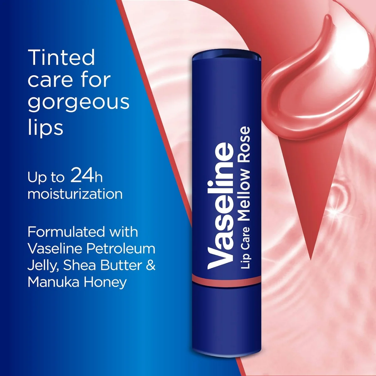 Vaseline Lip Care Color & Care Tinted Lip Balm Mellow Rose 3g - Image 3
