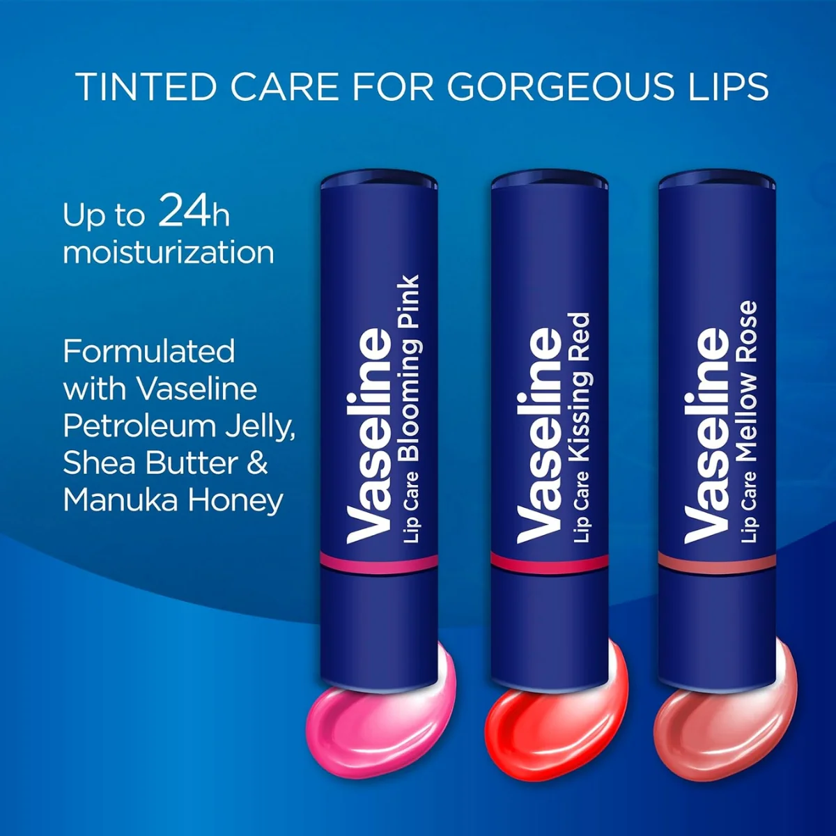 Vaseline Lip Care Color & Care Tinted Lip Balm Mellow Rose 3g - Image 4