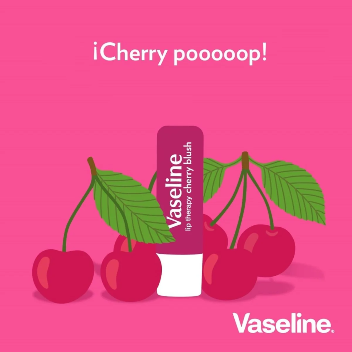 Vaseline Lip Therapy Lip Balm Cherry Blush 4.8g - Image 4