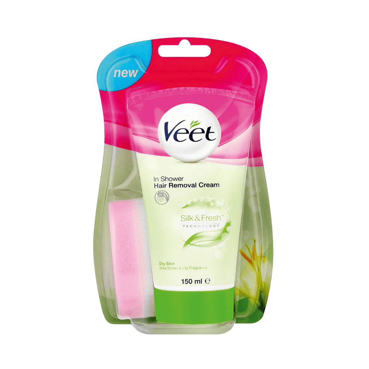 Veet Hair Removal Cream In Shower Legs & Body For Dry Skin 150g