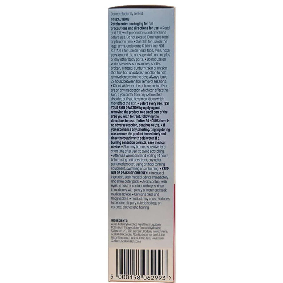 Veet Hair Removal Cream Pure Legs & Body For Sensitive Skin 100ml - Image 2