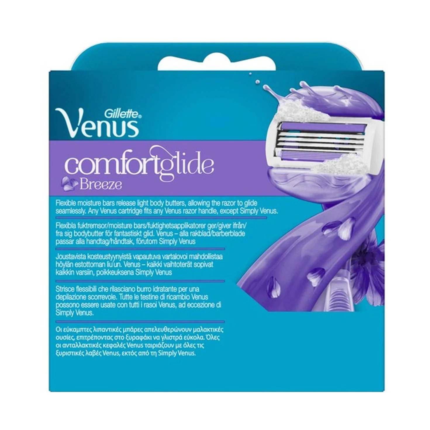 Venus Blades Comfortglide Breeze 4 Refills - Image 2