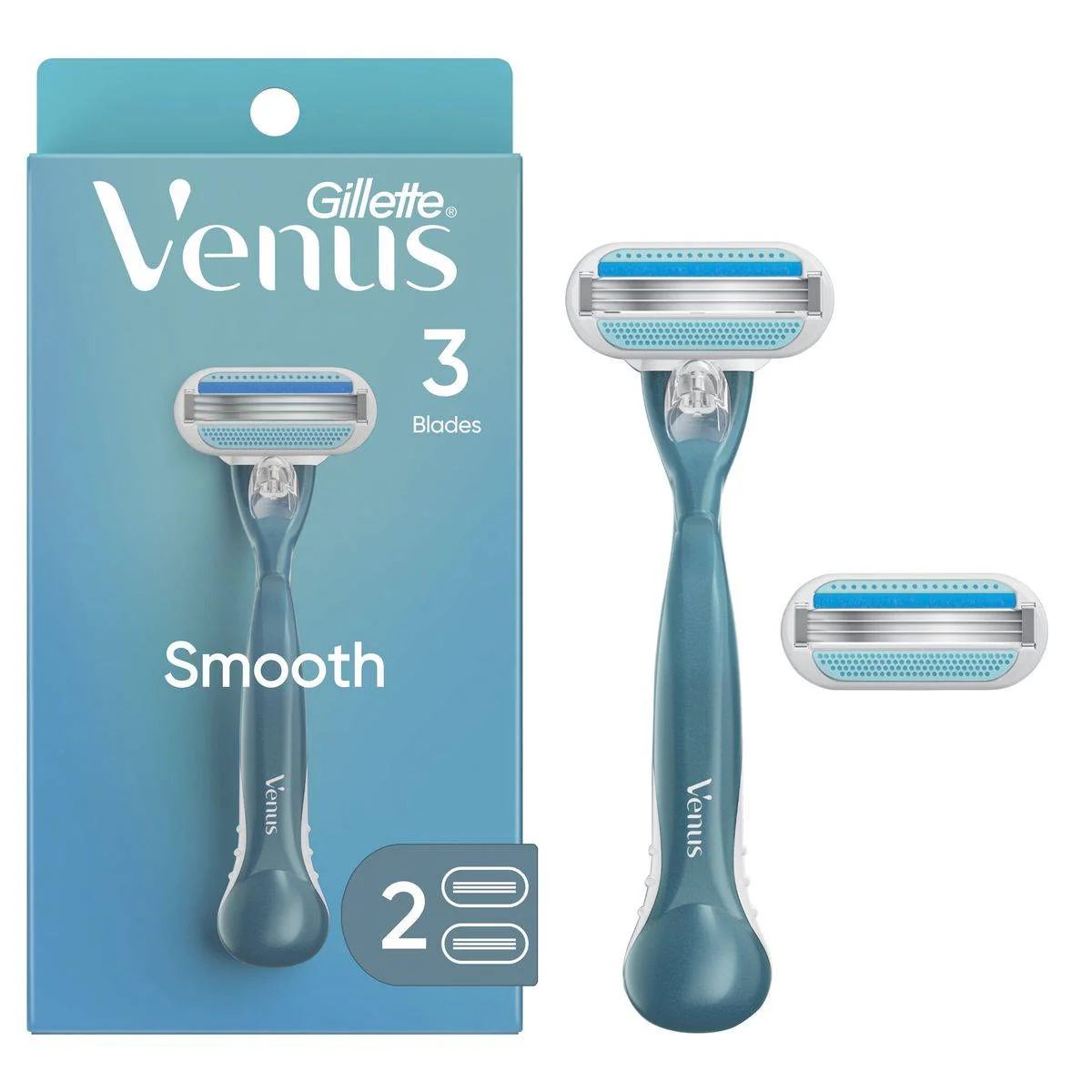 Venus Razor Smooth + 2 Refills