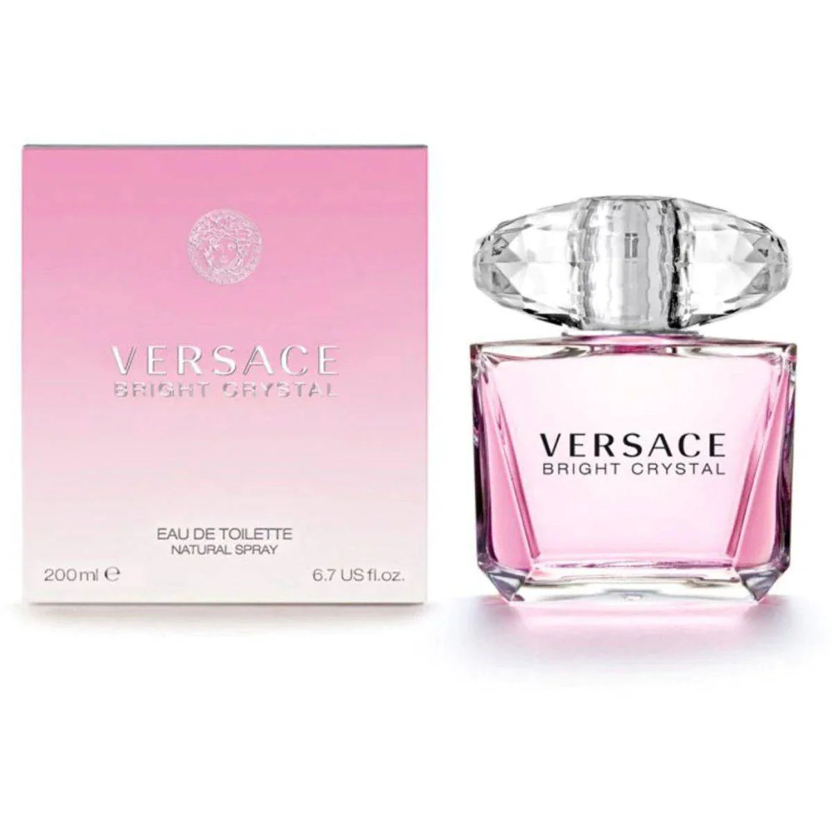 Versace Bright Crystal Eau de Toilette 200ml - Image 2