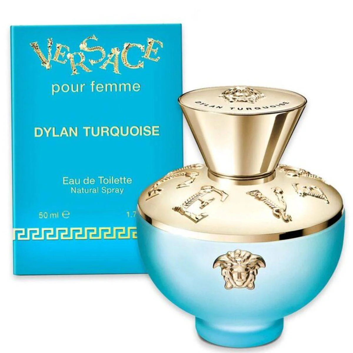 Versace Pour Femme Dylan Turquoise Eau de Toilette 50ml - Image 3