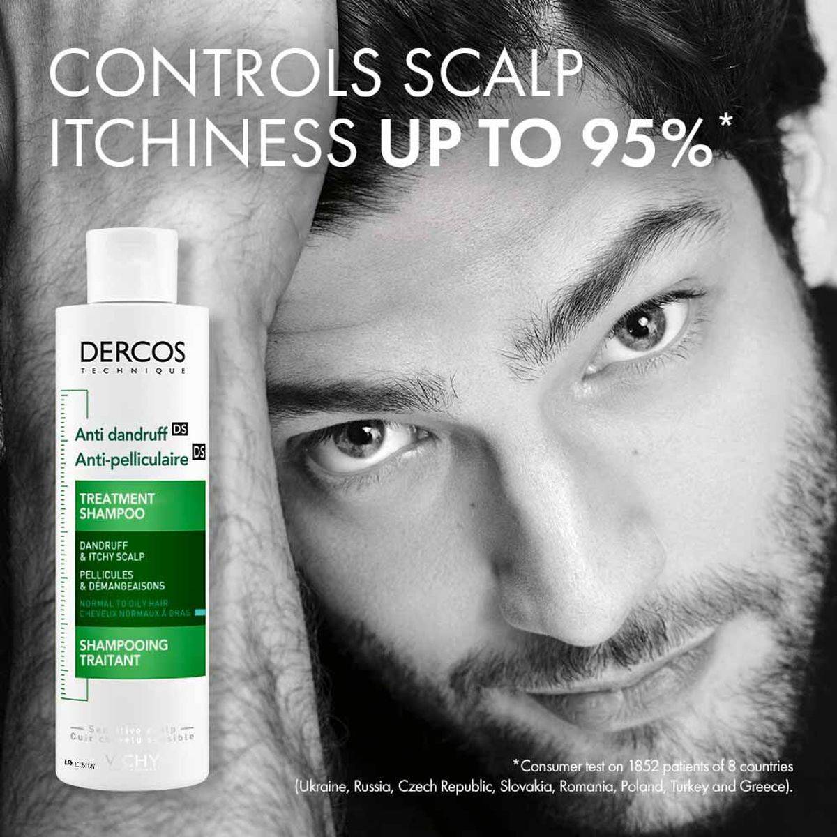 Vichy Dercos Anti-Dandruff DS Shampoo For Normal To Oily Hair Refill 390ml - Image 10