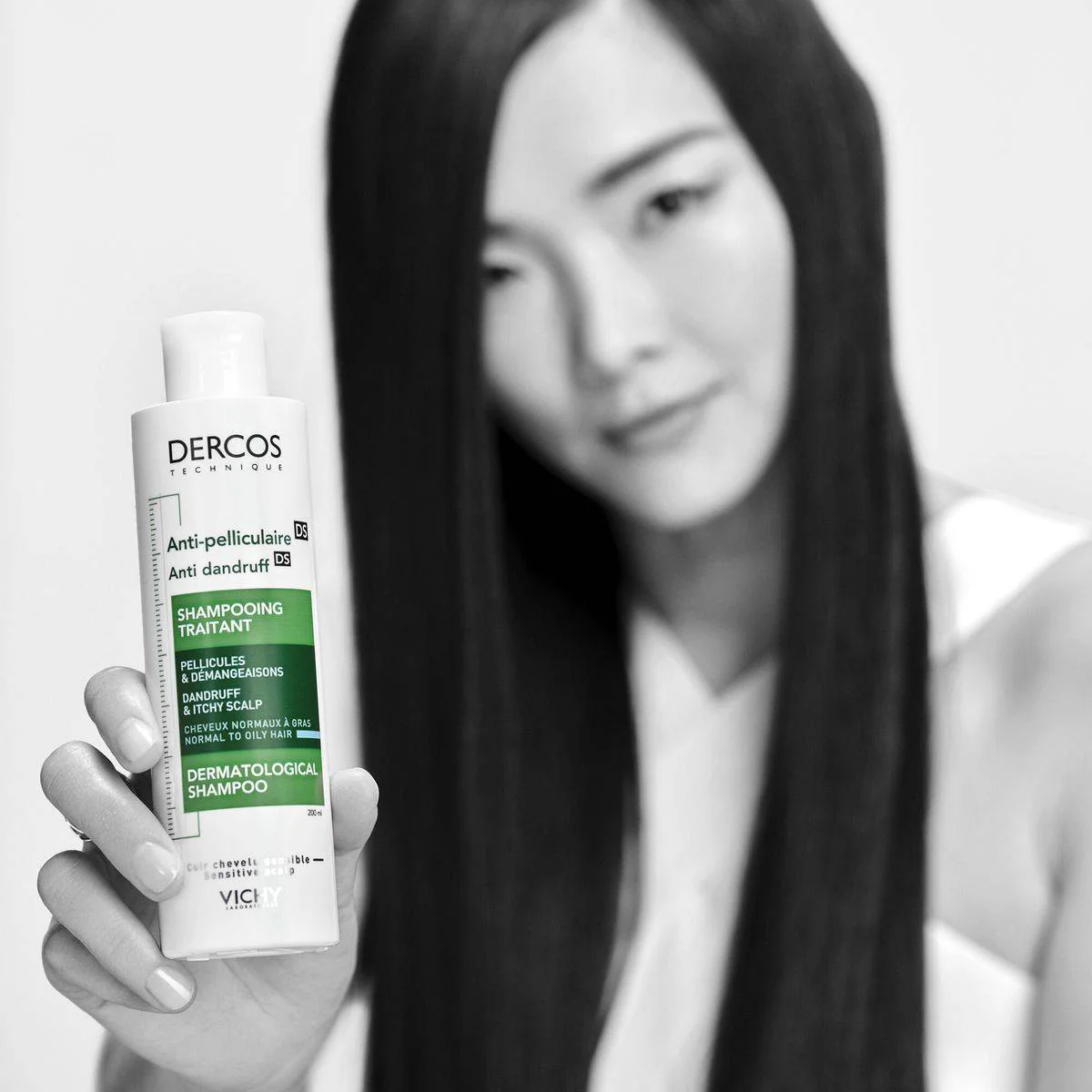 Vichy Dercos Anti-Dandruff DS Shampoo For Normal To Oily Hair Refill 390ml - Image 7