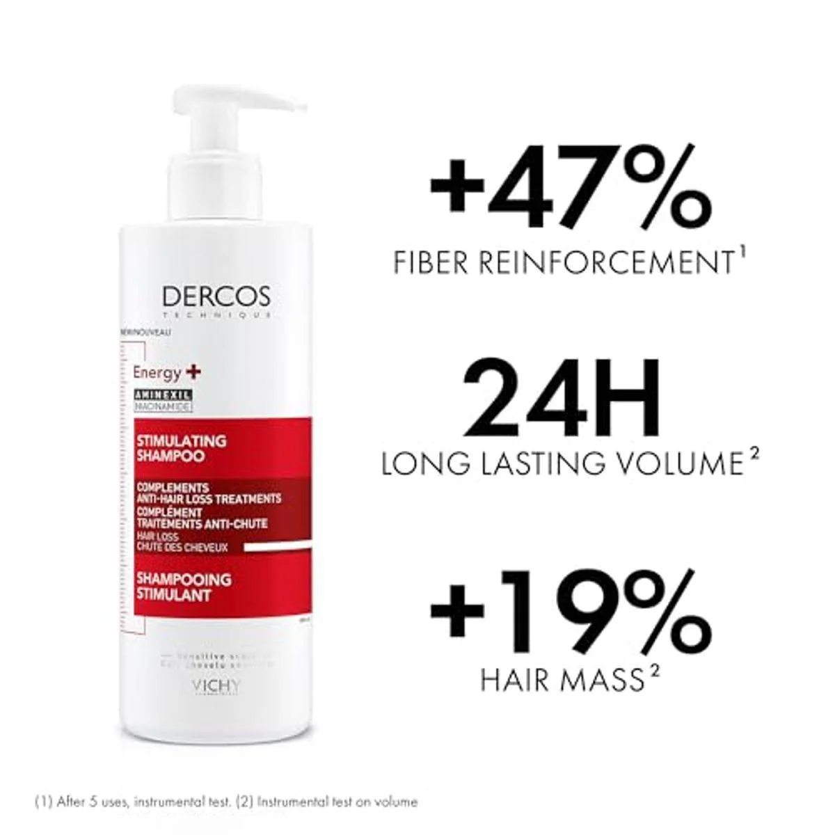 Vichy Dercos Energizing Stimulating Shampoo 400ml - Image 3