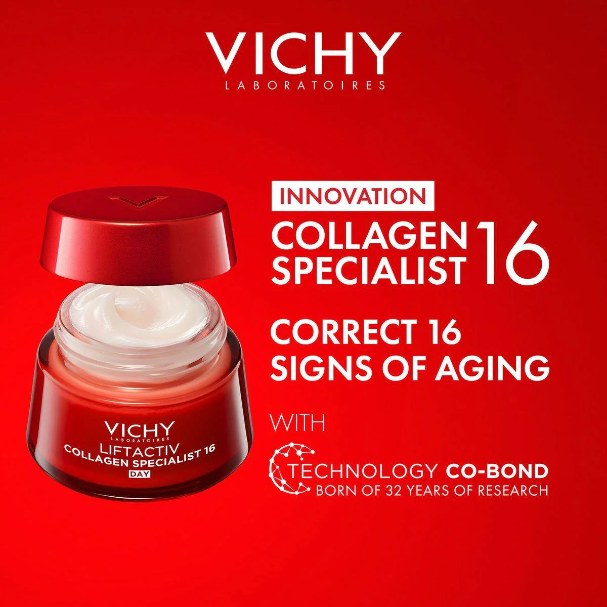 Vichy LiftActiv Collagen Specialist Day Cream 50ml - Image 2