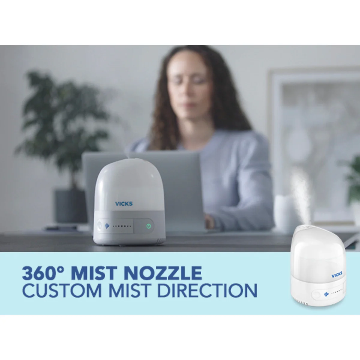 Vicks Humidifier Cool Mist Ultrasonic Personal VUl510E1 - Image 7