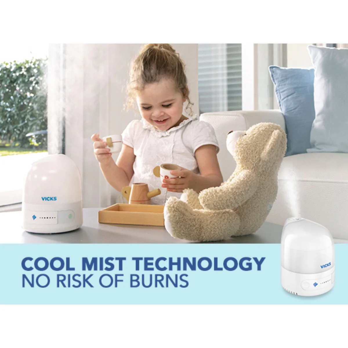 Vicks Humidifier Cool Mist Ultrasonic Personal VUl510E1 - Image 9
