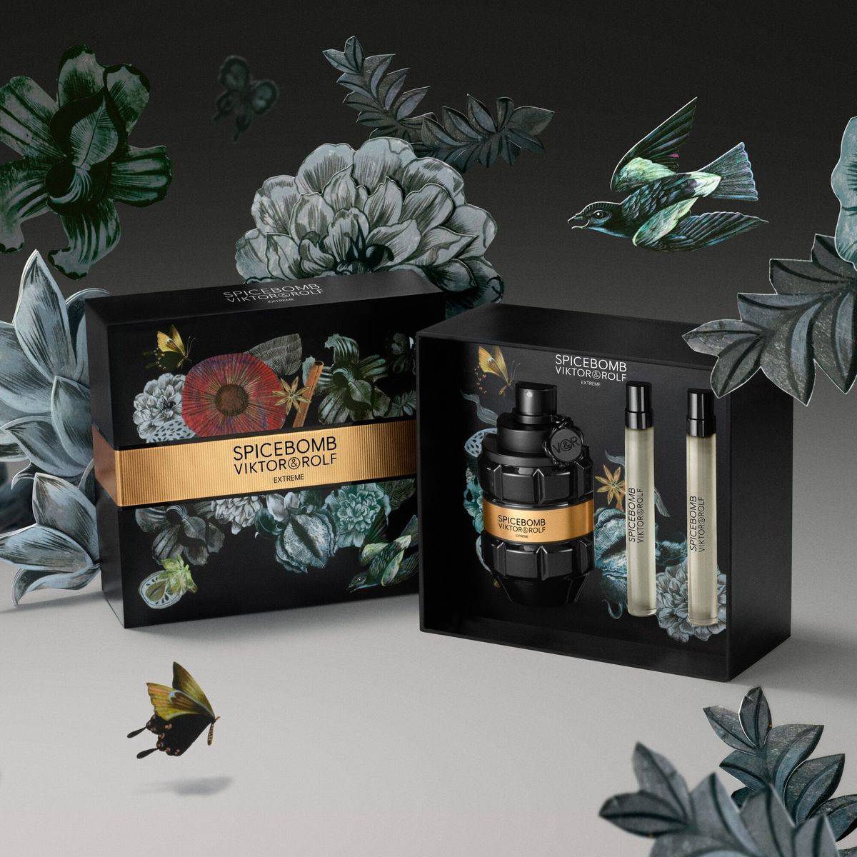 Viktor & Rolf Spicebomb Extreme Pour Homme Eau de Parfum 90ml + Eau de Toilette 10ml x 2 Gift Set - Image 4