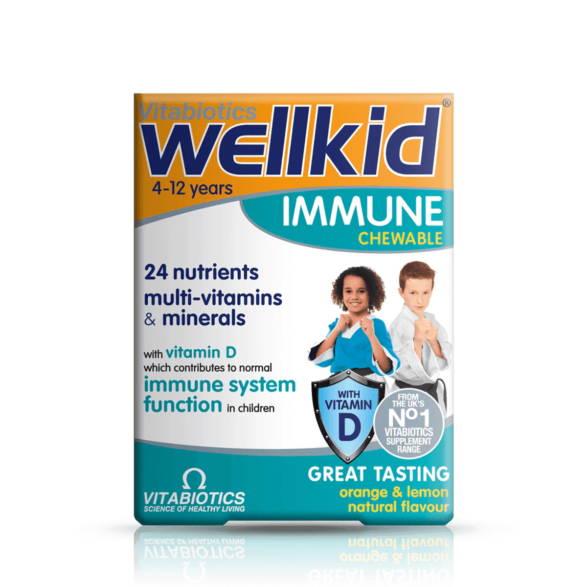 Vitabiotics Wellkid Immune Chewable 30 Tablets