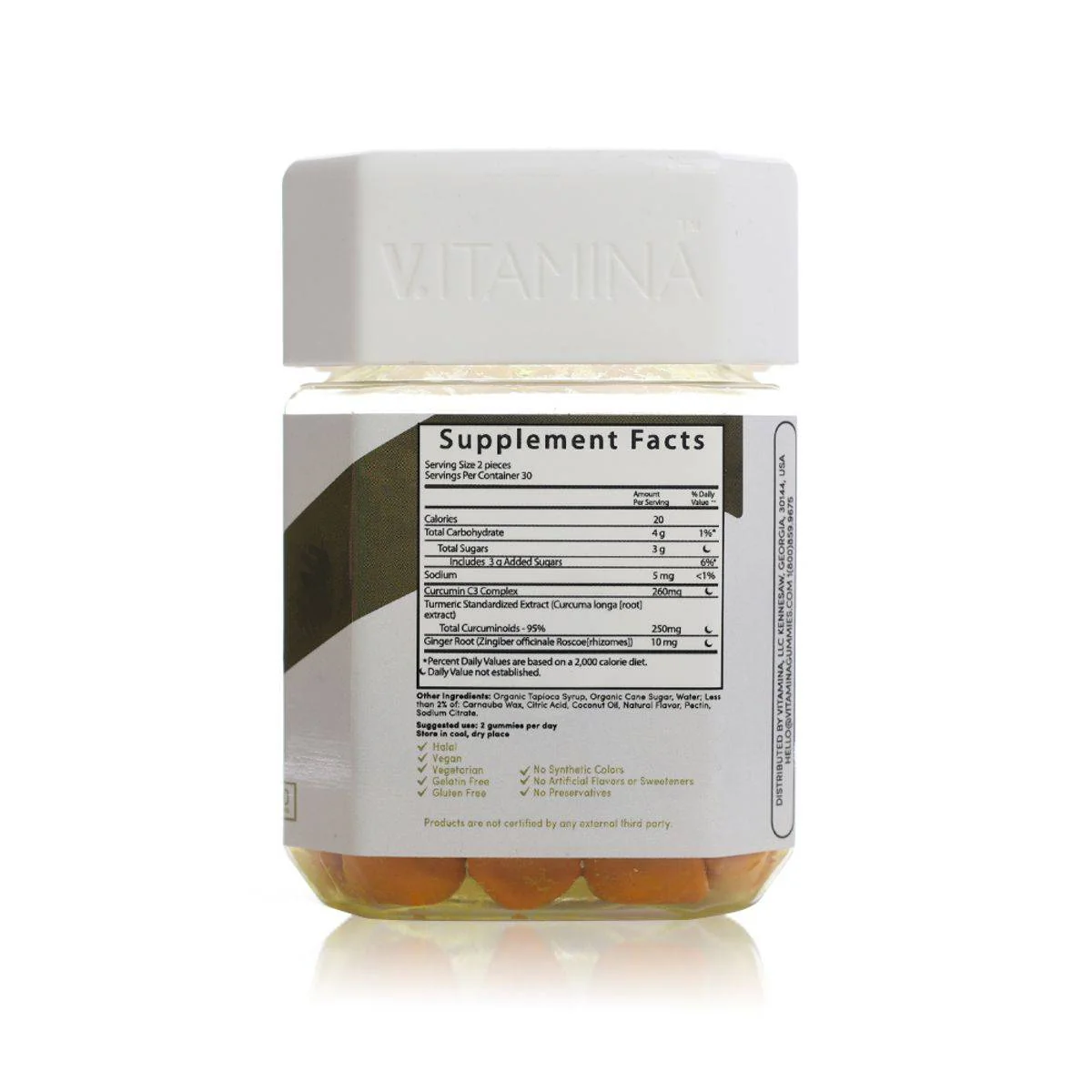 Vitamina Turmeric with Ginger 60 Gummies - Image 2