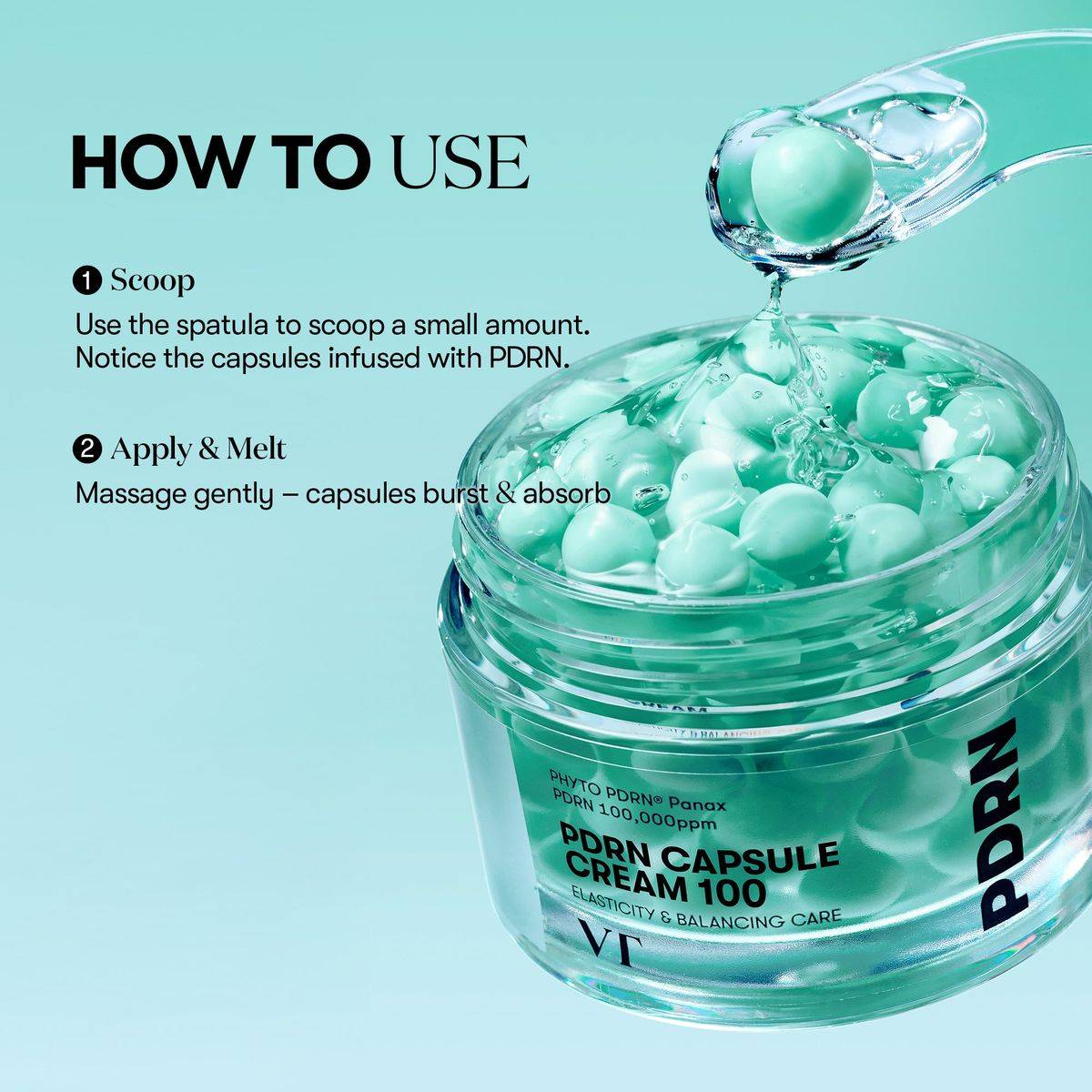 VT Cosmetics PDRN Capsule Cream 100 50ml - Image 2