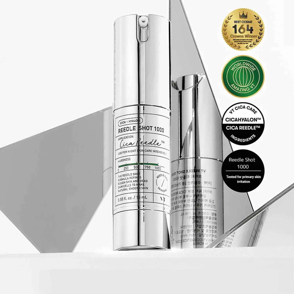 VT Cosmetics Reedle Shot 1,000 Cica Reedle 20ml - Image 3