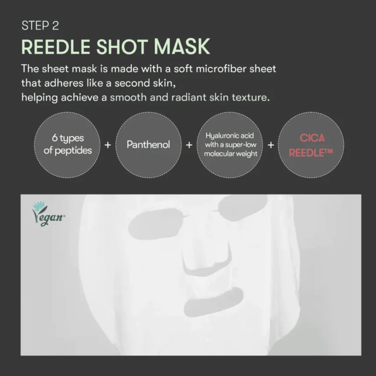 VT Cosmetics Reedle Shot All In One 3 Step Mask - Image 2