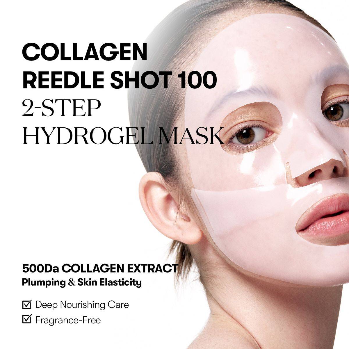 VT Cosmetics Reedle Shot Collagen 100 2 Step Hydrogel Mask - Image 2