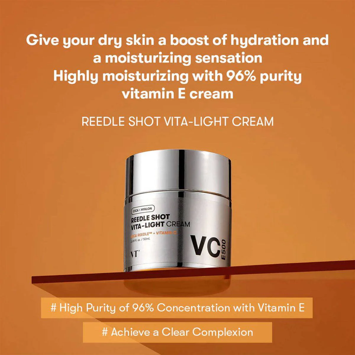 VT Cosmetics Reedle Shot Vita-Light Cream 50ml - Image 5