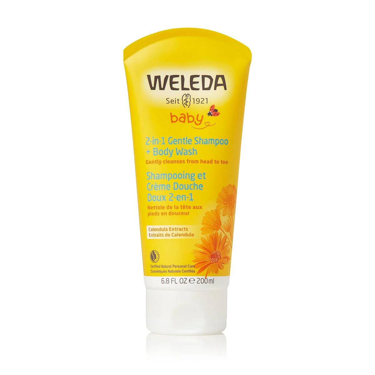 Weleda Baby Calendula Body Wash & Shampoo 200ml - Image 2