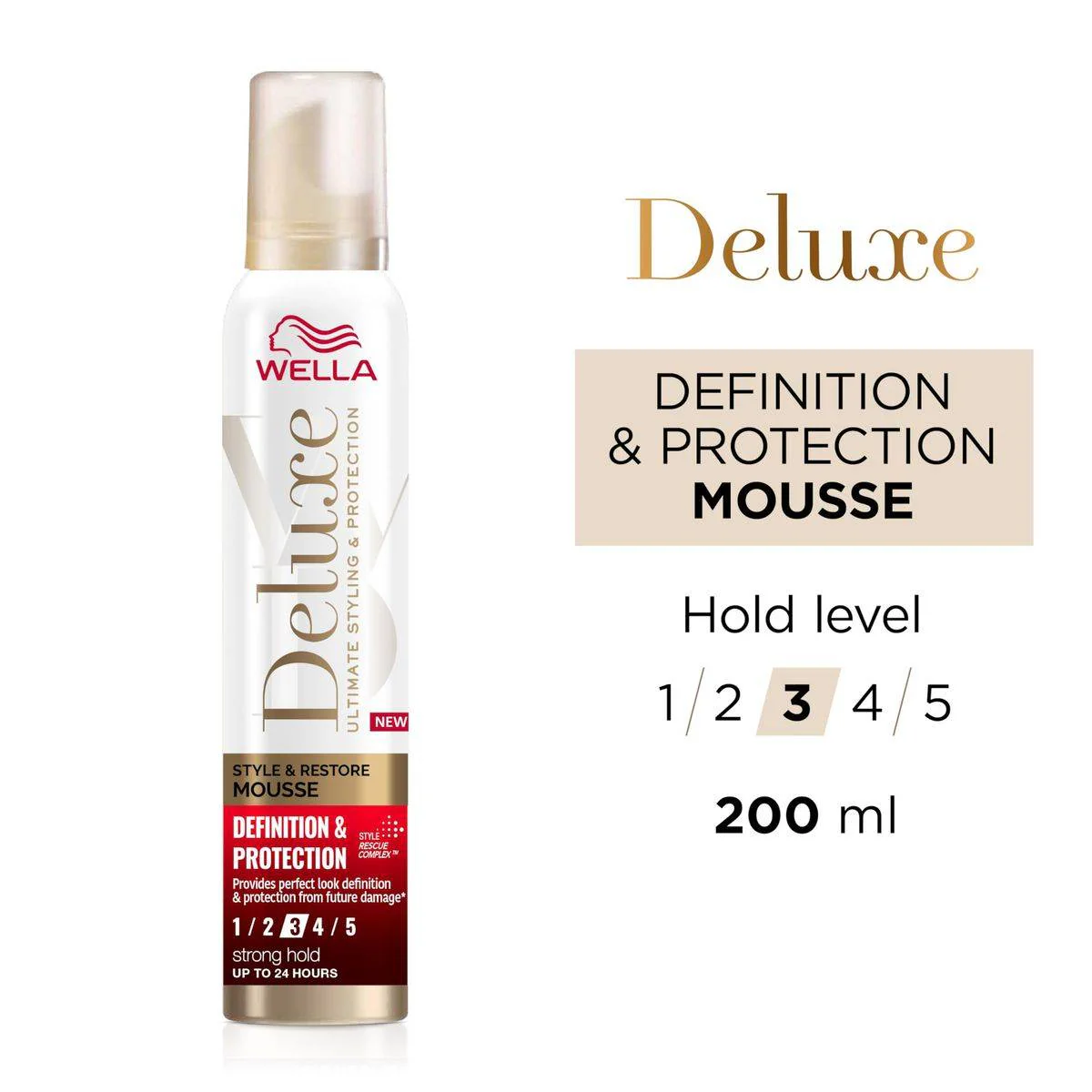 Wella Deluxe Definition & Protection Mousse 200ml - Image 3