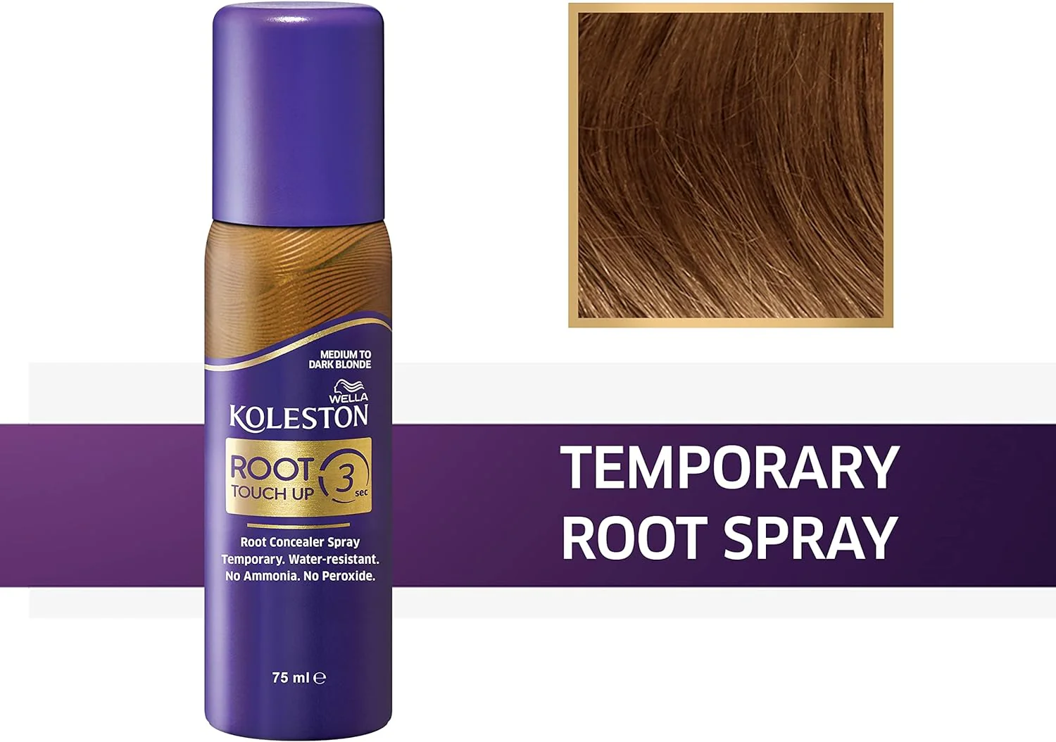 Wella Koleston Root Touch Up Spray Medium Blonde - Image 3