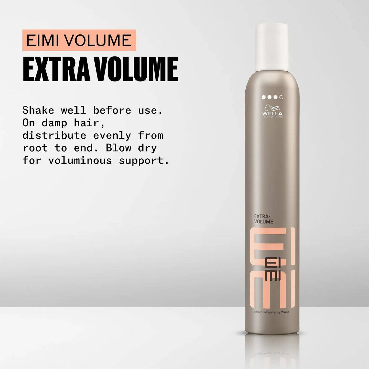 Wella Professionals Eimi Extra Volume Hair Mousse 300ml - Image 3
