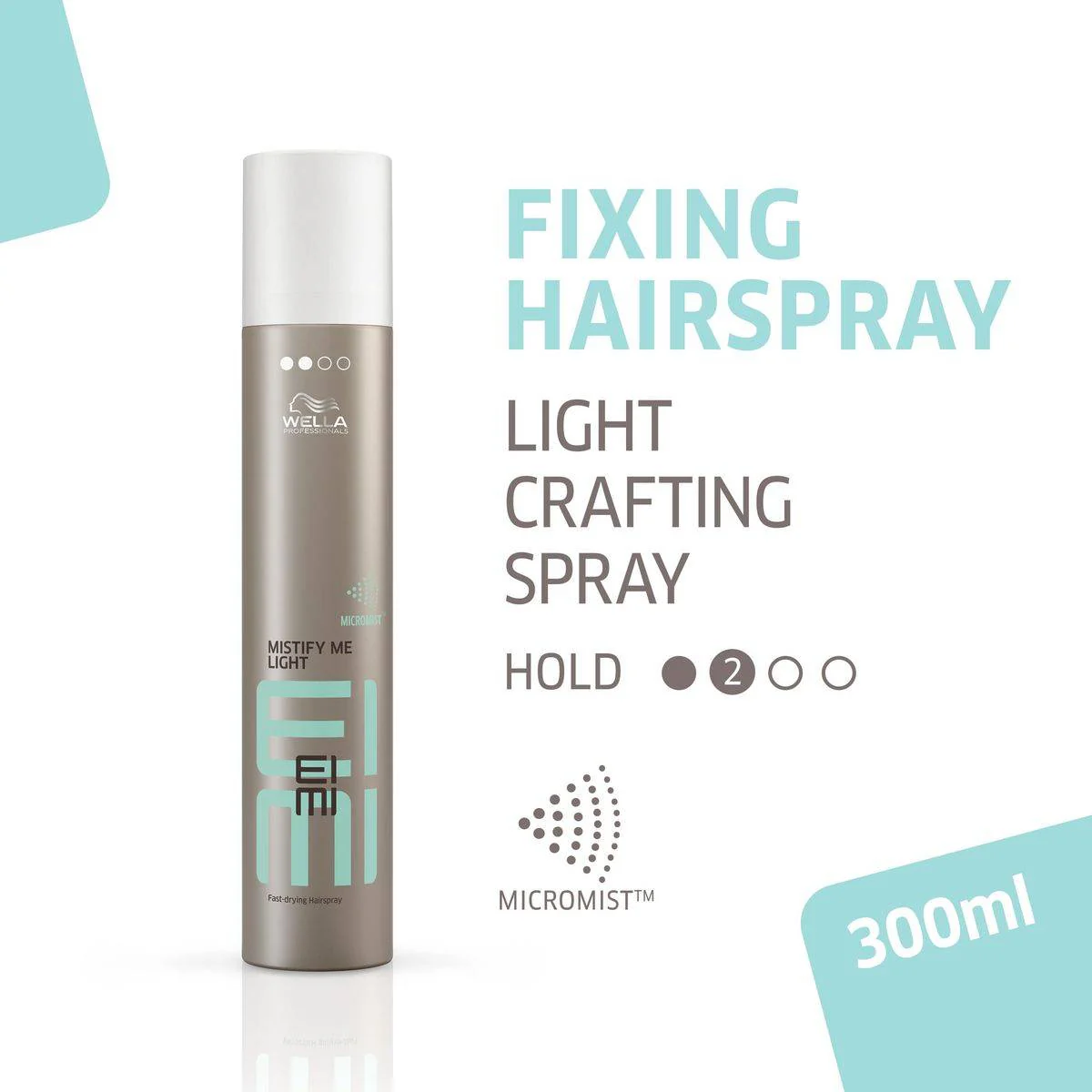 Wella Professionals Eimi Mistify Me Hair Spray Light 300ml - Image 3