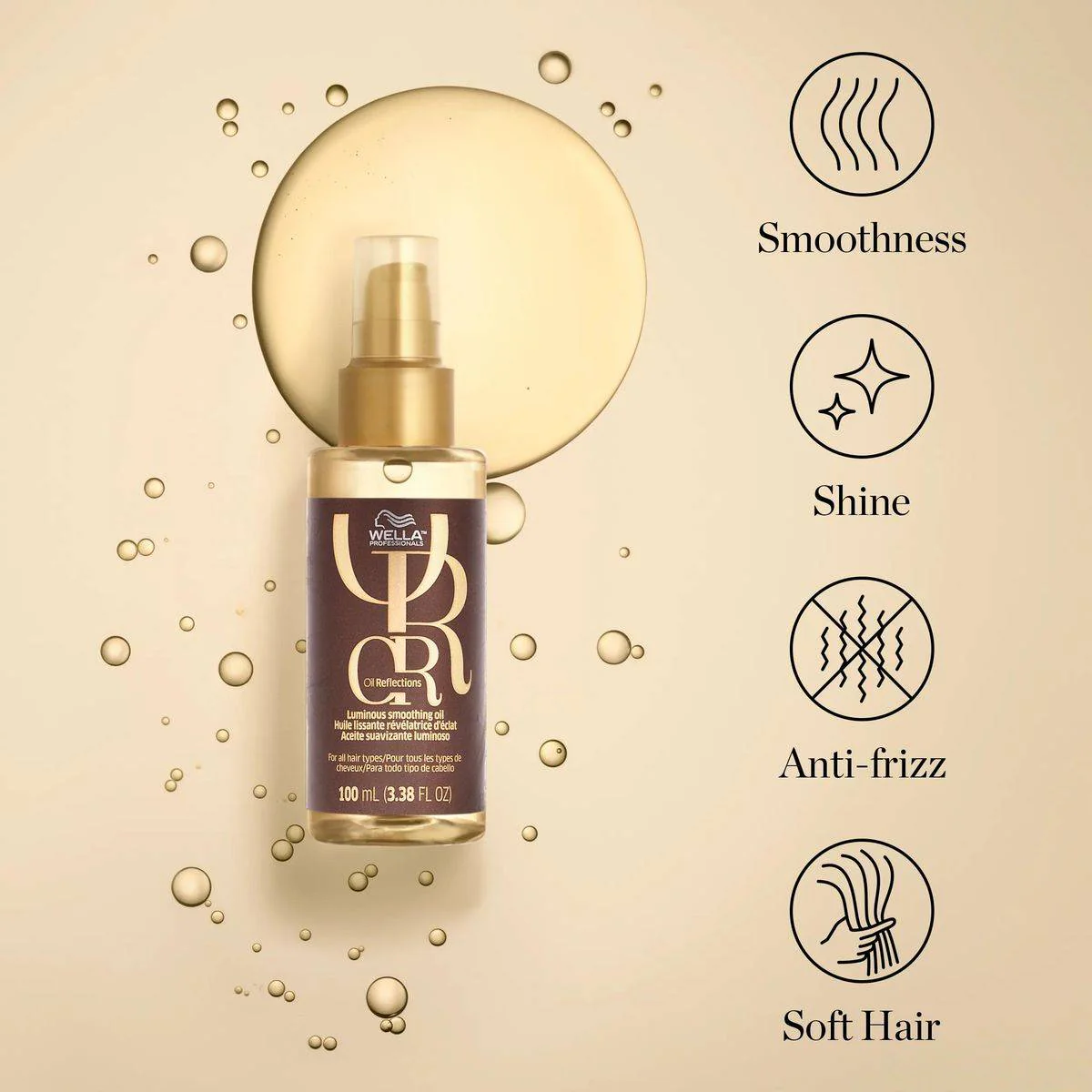 Wella Professionals Oil Reflections Hair Oil 100ml - Image 3
