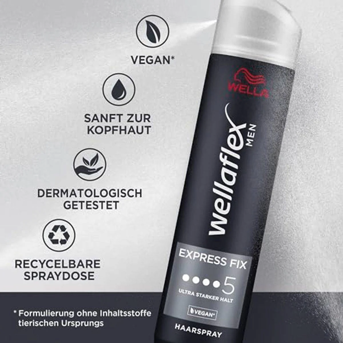 Wella Wellaflex Men Express Fix Hairspray 250ml - Image 2