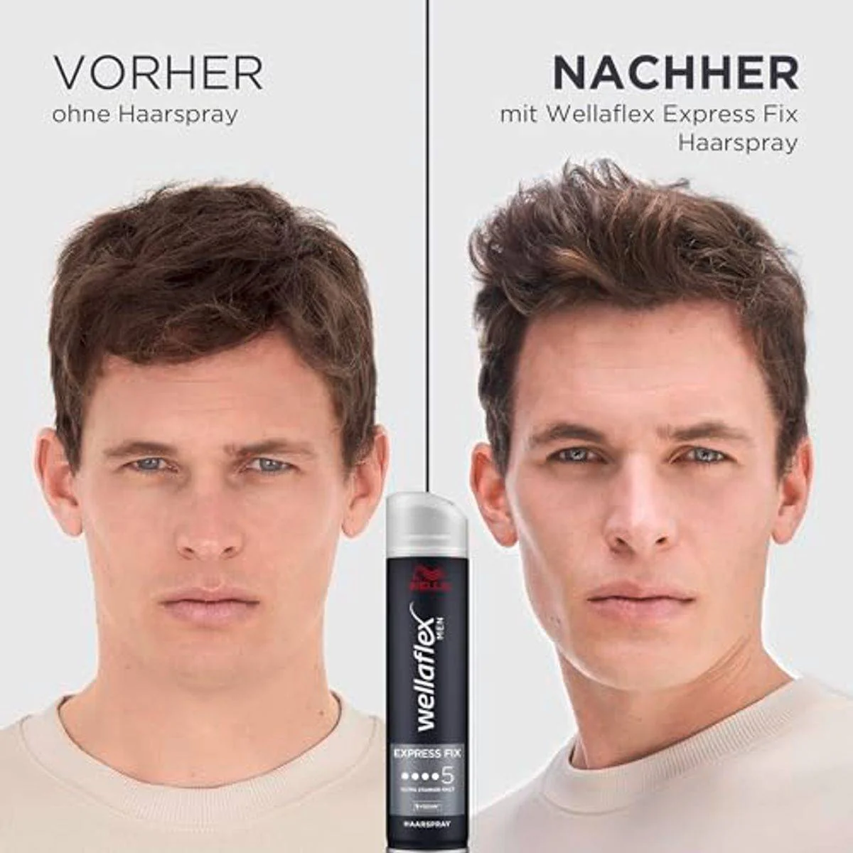 Wella Wellaflex Men Express Fix Hairspray 250ml - Image 3