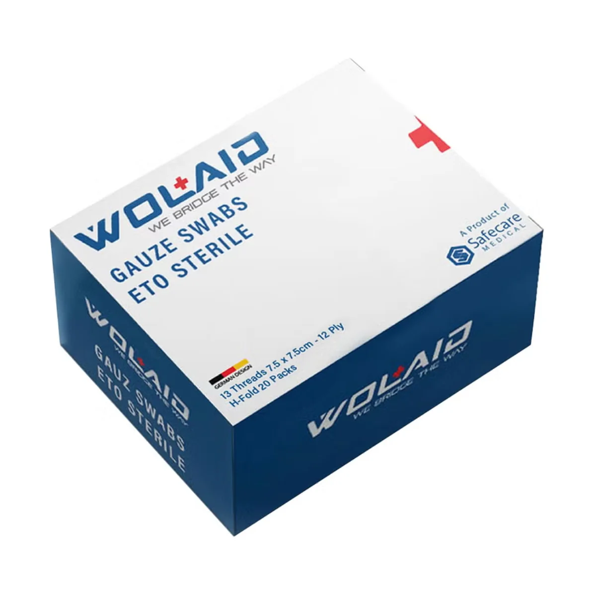 Wolaid Gauze Swab Sterile 7.5cmx7.5cm - Image 2