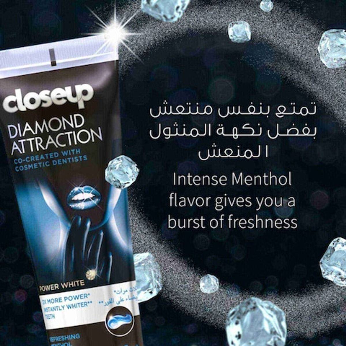 Close Up Toothpaste Diamond Attraction Whitening 75ml - Image 3