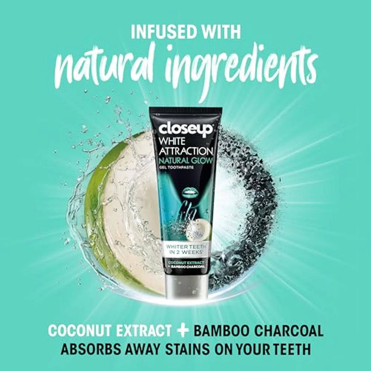 Close Up Toothpaste White Attraction Coconut + Bamboo Extract 75ml - Image 3