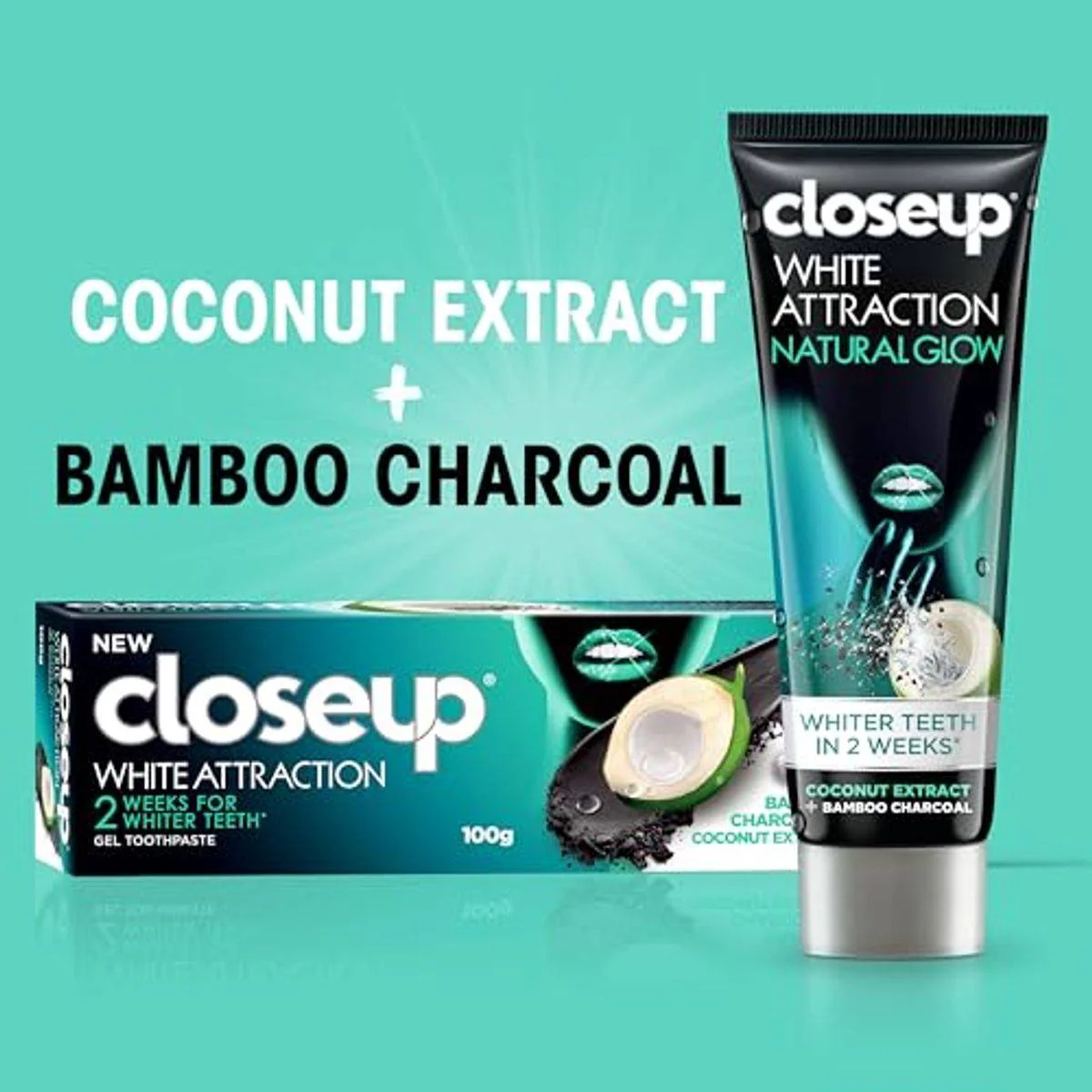 Close Up Toothpaste White Attraction Coconut + Bamboo Extract 75ml - Image 4