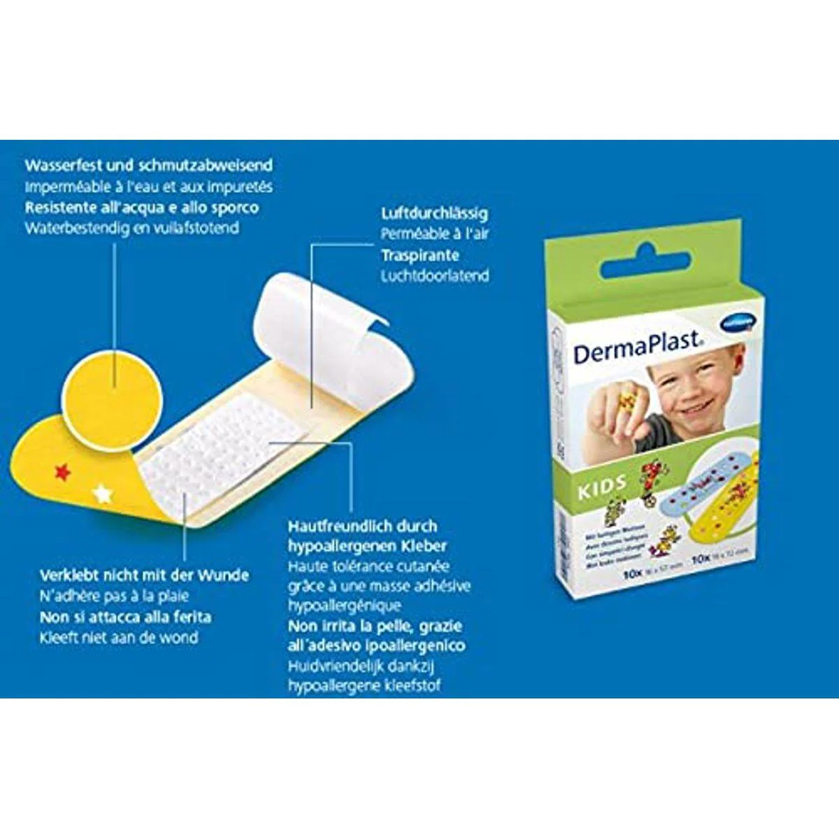 Dermaplast Kids Plasters Assorted 20 Pieces - Image 3