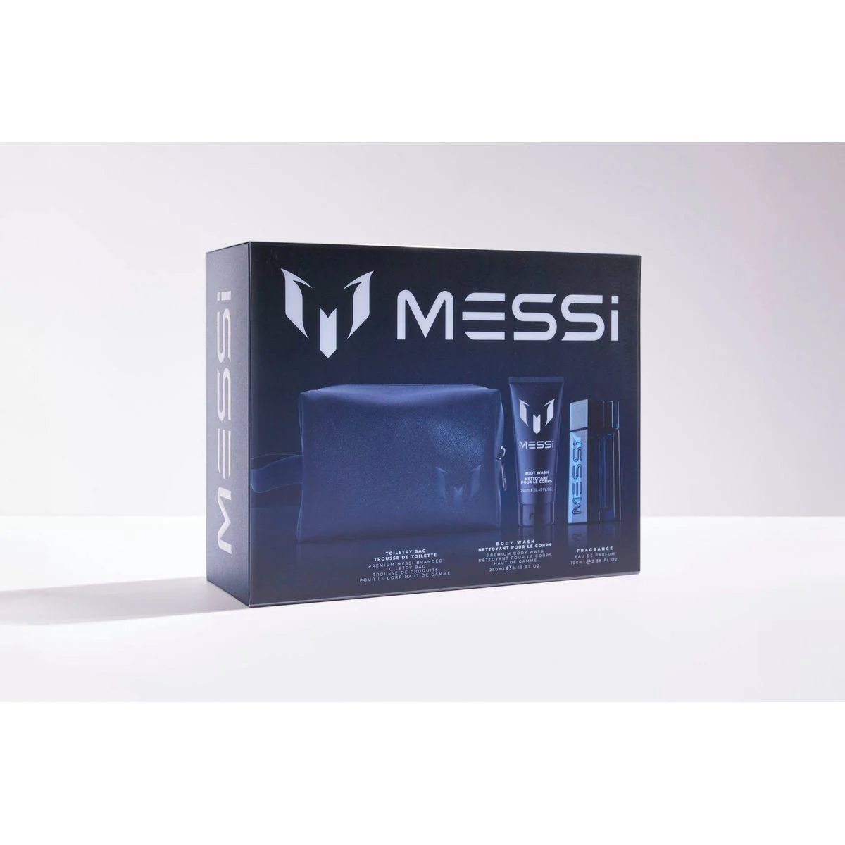 Messi (M) Set EDP 100ml + Body Wash 250ml + Toiletry Bag - Image 9