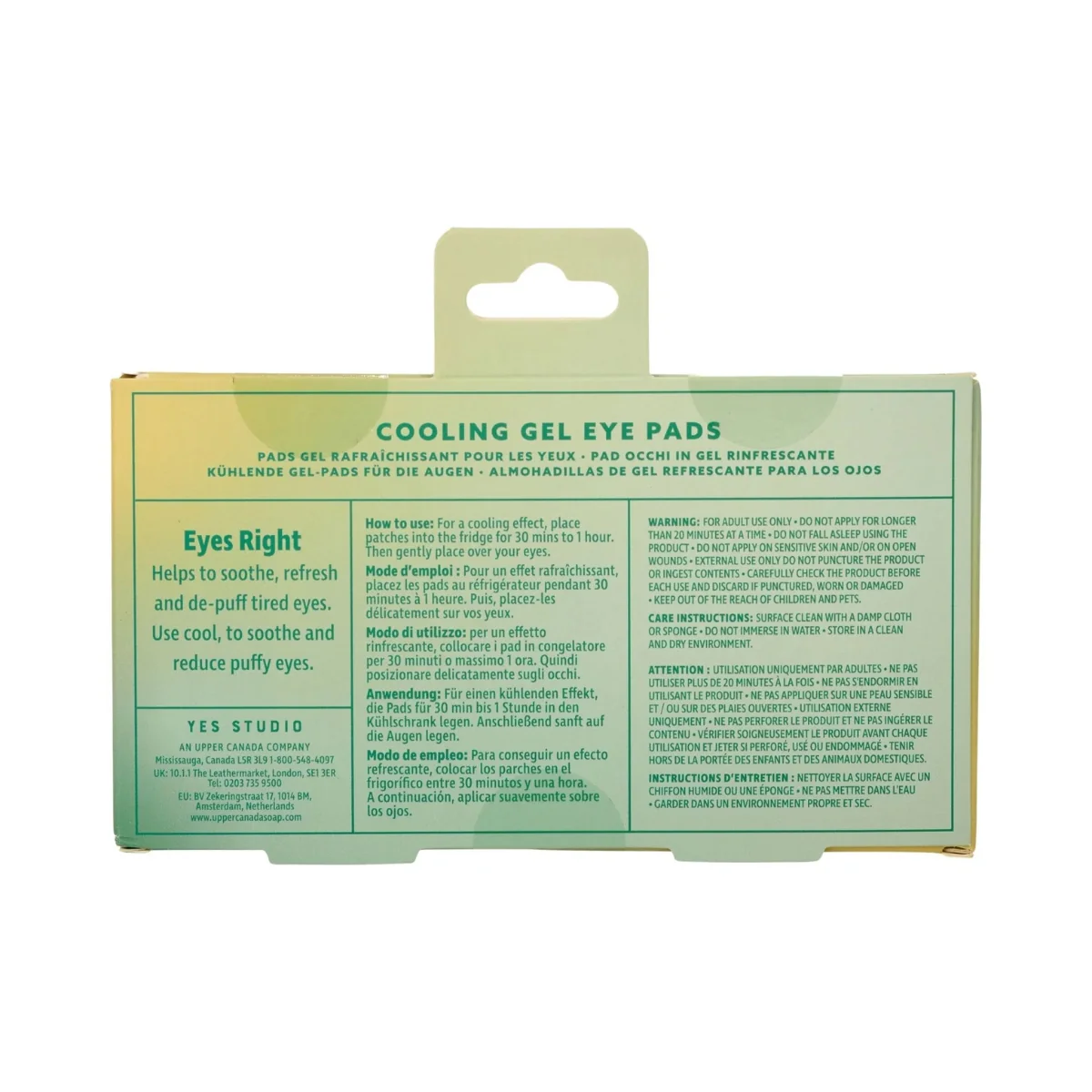 Yes Studio Cool as A.. Cooling Gel Eye Pads - Image 3