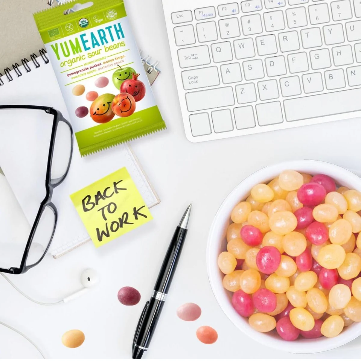 Yum Earth Organic Sour Beans 50g - Image 3